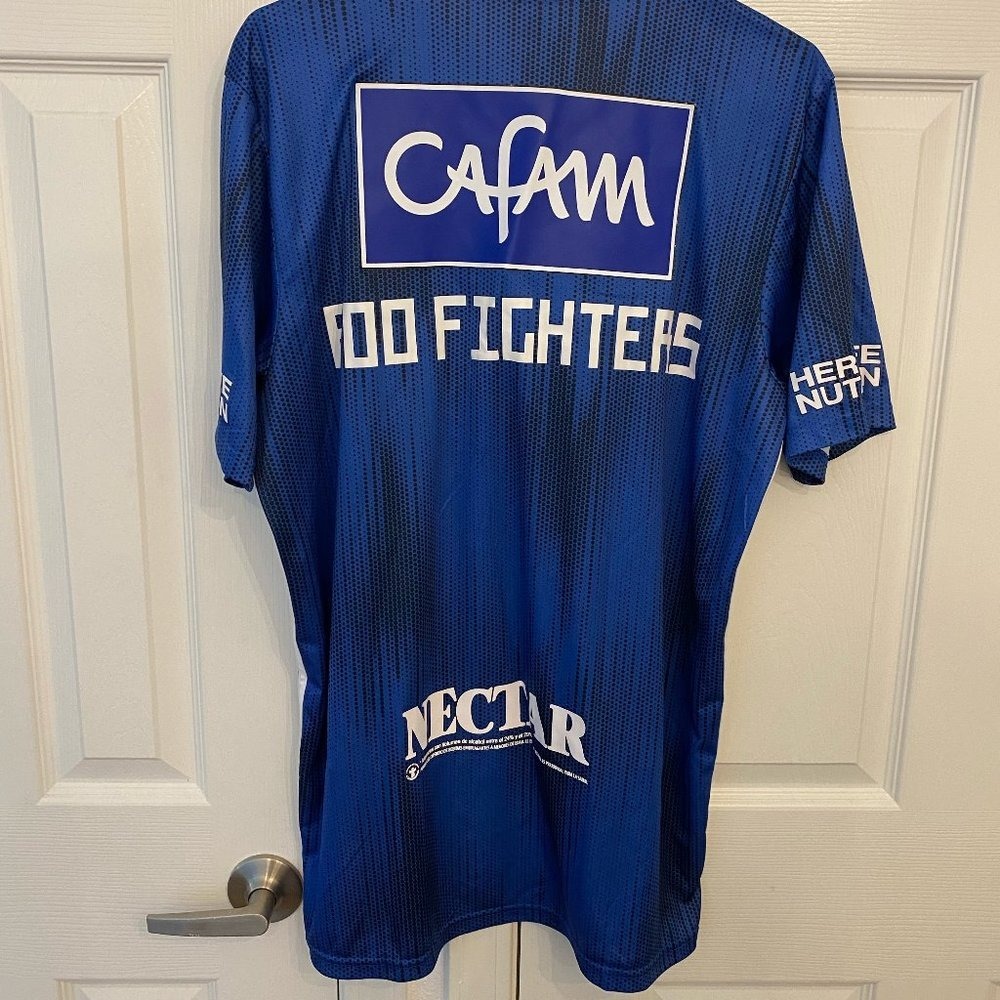 FOO FIGHTERS Millonarios Football Club Jersey Sz L - ONE OF A KIND! RARE! NWT!